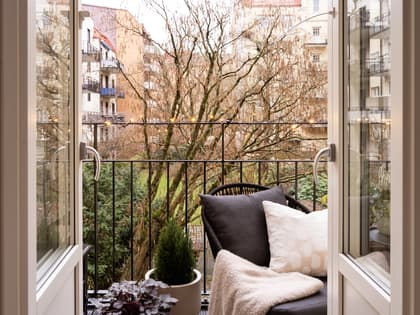 Balkong eller utsiktsbild