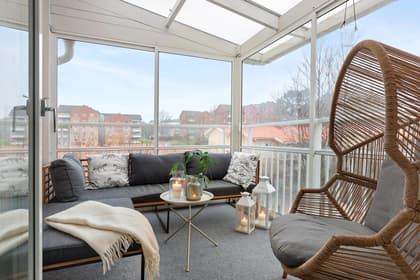 Balkong eller utsiktsbild