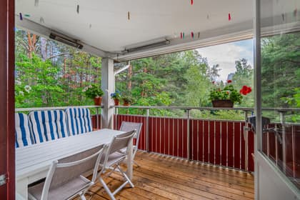 Balkong eller utsiktsbild