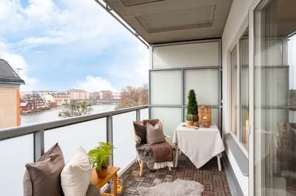 Balkong eller utsiktsbild