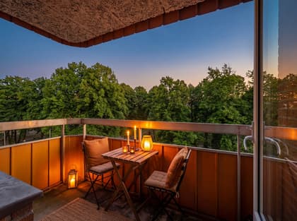 Balkong eller utsiktsbild