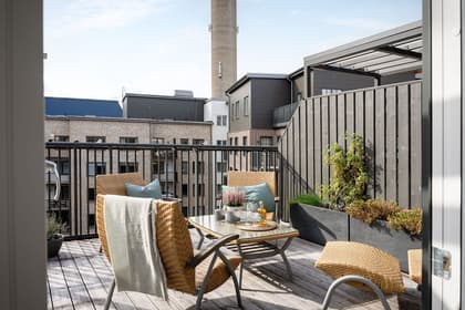 Balkong eller utsiktsbild