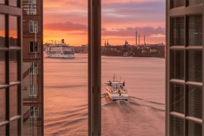 Balkong eller utsiktsbild