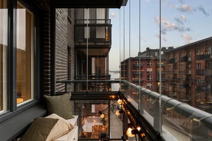 Balkong eller utsiktsbild