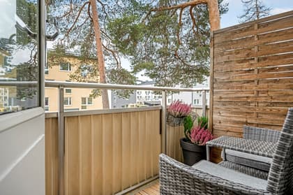 Balkong eller utsiktsbild