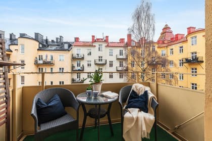 Balkong eller utsiktsbild