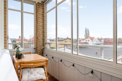 Balkong eller utsiktsbild