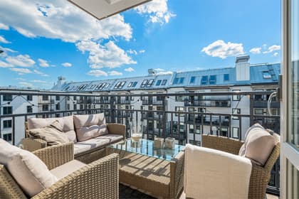 Balkong eller utsiktsbild