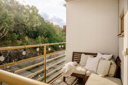 Balkong eller utsiktsbild