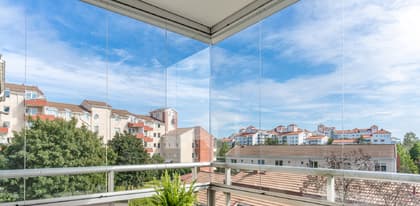 Balkong eller utsiktsbild