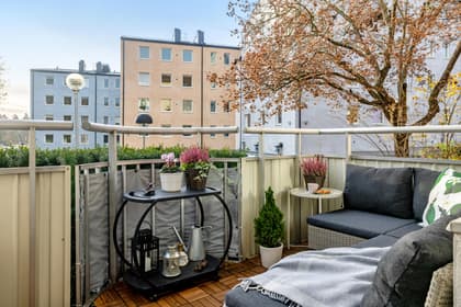 Balkong eller utsiktsbild