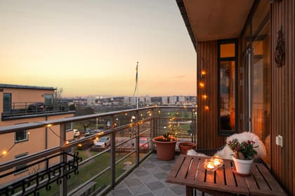 Balkong eller utsiktsbild