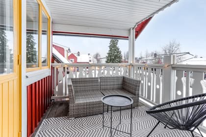 Balkong eller utsiktsbild