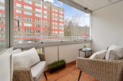 Balkong eller utsiktsbild