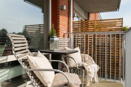 Balkong eller utsiktsbild