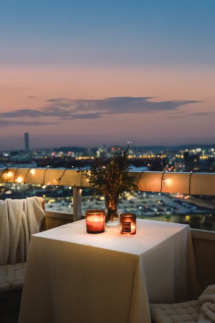 Balkong eller utsiktsbild