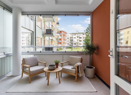 Balkong eller utsiktsbild