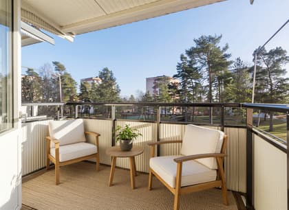 Balkong eller utsiktsbild