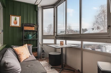 Balkong eller utsiktsbild