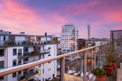 Balkong eller utsiktsbild