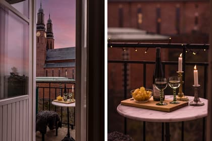 Balkong eller utsiktsbild