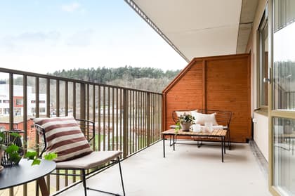 Balkong eller utsiktsbild