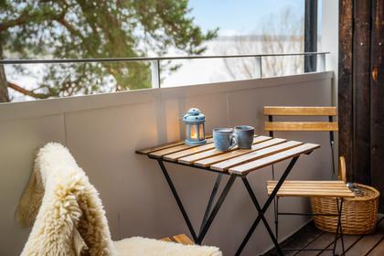 Balkong eller utsiktsbild