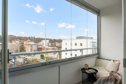 Balkong eller utsiktsbild