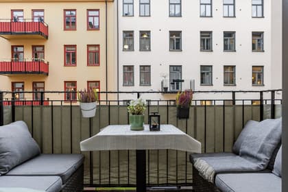 Balkong eller utsiktsbild