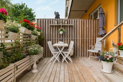 Balkong eller utsiktsbild