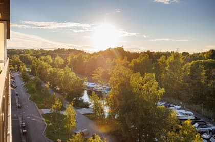 Balkong eller utsiktsbild