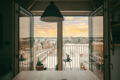 Balkong eller utsiktsbild