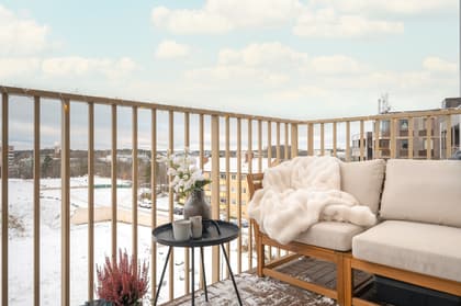 Balkong eller utsiktsbild