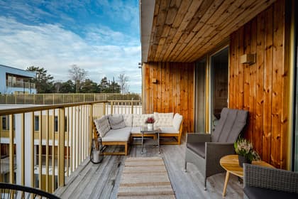 Balkong eller utsiktsbild