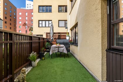 Balkong eller utsiktsbild