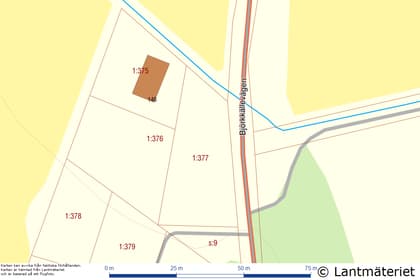 Illustrerad karta över fastigheten eller området