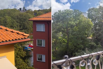 Balkong eller utsiktsbild