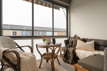 Balkong eller utsiktsbild