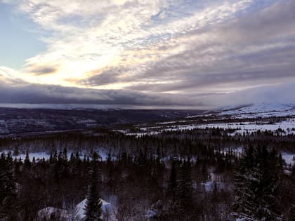 Balkong eller utsiktsbild