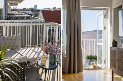 Balkong eller utsiktsbild