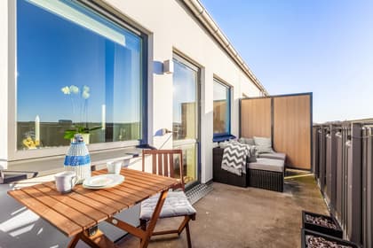 Balkong eller utsiktsbild