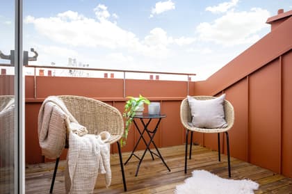 Balkong eller utsiktsbild