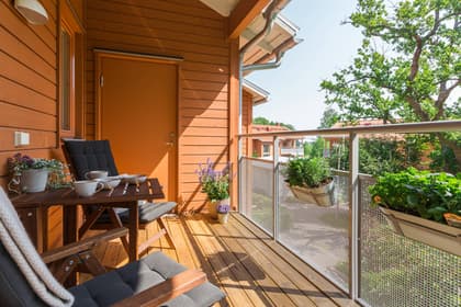 Balkong eller utsiktsbild