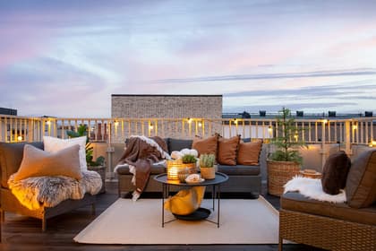 Balkong eller utsiktsbild