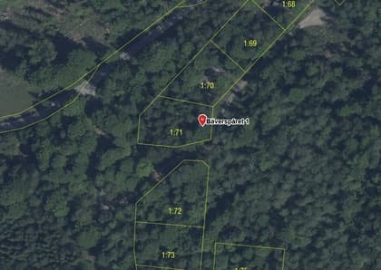 Illustrerad karta över fastigheten eller området