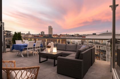 Balkong eller utsiktsbild