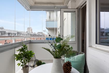 Balkong eller utsiktsbild