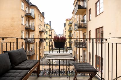 Balkong eller utsiktsbild