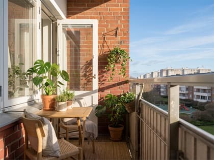 Balkong eller utsiktsbild