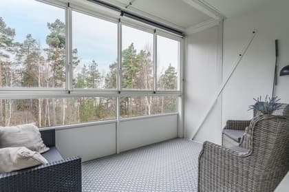 Balkong eller utsiktsbild